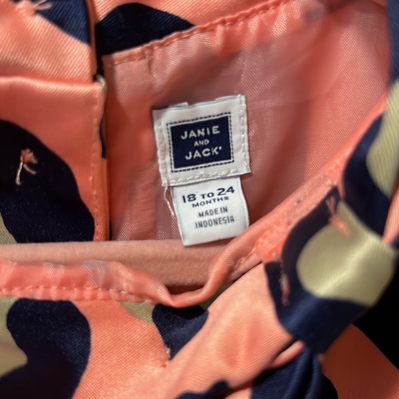 Janie and Jack pink leopard print dress - Picture 2 of 3